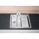 Кухонна мийка з нержавіючої сталі Blanco CLARON 340/180-IF/A з дзеркальним поліруванням (521647)