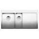 Кухонна мийка з нержавіючої сталі Blanco CLARON 6S-IF/A Чаша ліворуч з дзеркальним поліруванням (521646)