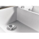 Кам'яна кухонна мийка Blanco AXIA III 6S-F Біла чаша ліворуч обробна дошка з ясена в рівень зі стільницею (524666)