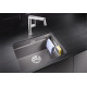 Кам'яна кухонна мийка Blanco ETAGON 500-U Вулканічний сірий під стільницю, без відвідної арматури (527755)