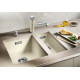 Кам'яна кухонна мийка Blanco SUBLINE 320-U Чорний під стільницю (525983)