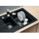 Кам'яна кухонна мийка Blanco METRA 6 S COMPACT Вулканічний сірий (527297)
