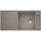 Каменная кухонная мойка Blanco AXIA III XL 6S Серый беж разделочная доска из безопасного стекла (523517)