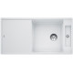 Кам'яна кухонна мийка Blanco AXIA III XL 6S-F Білий обробна дошка з безпечного скла в рівень зі стільницею (523529)