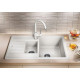 Кам'яна кухонна мийка Blanco LEGRA 6 S Compact Ніжний білий (527087)