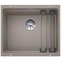 Каменная кухонная мойка Blanco ETAGON 500-U Серый беж под столешницу (522234) Каменная кухонная мойка Blanco ETAGON 500-U Серый беж под столешницу (522234)