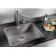 Кам'яна кухонна мийка Blanco SUBLINE 500-F Чорний в рівень зі стільницею (525994)