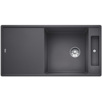 Каменная кухонная мойка Blanco AXIA III XL 6S Темная скала разделочный столик из ясеня (523501)