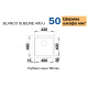Кам'яна кухонна мийка Blanco SUBLINE 400-U Білий під стільницю (523426)