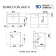 Кам'яна кухонна мийка Blanco DALAGO 6 Чорний (525873)