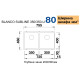 Каменная кухонная мойка Blanco SUBLINE 350/350-U Вулканический серый под столешницу (527347)