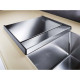 Кухонна мийка з нержавіючої сталі Blanco CLARON 500-U під стільницю (521577)