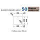 Кухонная мойка с нержавеющей стали Blanco ANDANO 450-IF В один уровень со столешницей (522961)