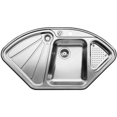 Кухонная мойка Blanco DELTA-IF Нержавеющая сталь, угловая (523667)