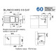 Кухонна мийка Blanco AXIS III 6S-IF Чаша ліворуч, Нержавіюча сталь дзеркальне полірування (522105)