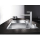 Кухонный каменный смеситель Blanco LINEE-S Хром/Кофе (518445)