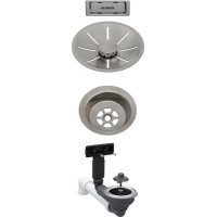 Відвідна арматура InFino Blanco для однієї чаші з корзинчатим вентилем 3 ½", без клапана-автомата, satin platinum (207425) Відвідна арматура InFino Blanco для однієї чаші з корзинчатим вентилем 3 ½", без клапана-автомата, satin platinum (207425)