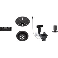 Відвідна арматура InFino Blanco для однієї чаші з корзинчатим вентилем 3 ½", з клапаном-автоматом, чорний (207426) Відвідна арматура InFino Blanco для однієї чаші з корзинчатим вентилем 3 ½", з клапаном-автоматом, чорний (207426)