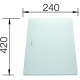 Разделочная доска Blanco из белого матового стекла для моек серии Zerox/Claron (225333)