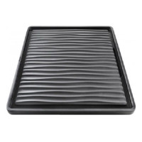 Універсальний піддон пластик антрацит для чаш без крила 432 х 382 мм Blanco (230734)