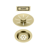 Набір декоративних елементів Blanco C-overflow та InFino® у кольорі satin gold на одну чашу (203476)