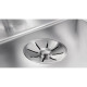 Кухонна мийка з нержавіючої сталі Blanco ZEROX 400-IF Durinox з матовою поверхнею (523097)