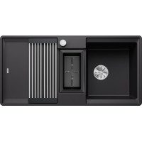 Кам'яна кухонна мийка Blanco ADIRA 6 S-F Чорний в рівень зі стільницею (527609)