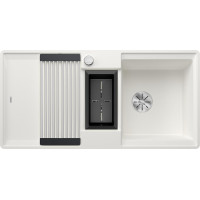 Кам'яна кухонна мийка Blanco ADIRA 6 S-F Білий в рівень зі стільницею (527613)