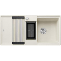 Кам'яна кухонна мийка Blanco ADIRA 6 S-F Ніжний білий в рівень зі стільницею (527614)