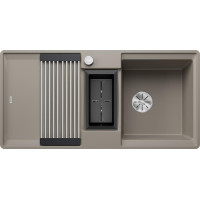 Кам'яна кухонна мийка Blanco ADIRA 6 S-F Сірий беж в рівень зі стільницею (527615)