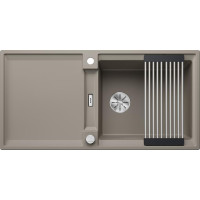 Кам'яна кухонна мийка Blanco ADIRA XL 6 S-F Сірий беж в рівень зі стільницею (527631)