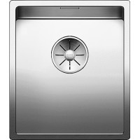 Кухонна мийка з нержавіючої сталі Blanco CLARON 340-IF в рівень зі стільницею з дзеркальним поліруванням (521570)