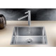 Кухонна мийка з нержавіючої сталі Blanco CLARON 400-IF з дзеркальним поліруванням (521572)