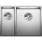 Кухонна мийка з нержавіючої сталі Blanco CLARON 340/180-IF Чаша праворуч з дзеркальним поліруванням (521608)