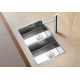 Кухонна мийка з нержавіючої сталі Blanco CLARON 400/400-IF з дзеркальним поліруванням (521617)
