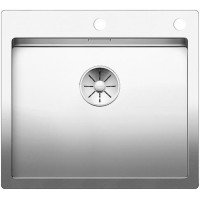 Кухонна мийка з нержавіючої сталі Blanco CLARON 500-IF/A в рівень зі стільницею (521633)
