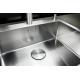 Кухонна мийка з нержавіючої сталі Blanco CLARON 700-IF/A з дзеркальним поліруванням (521634)