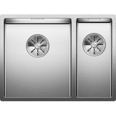 Кухонна мийка з нержавіючої сталі Blanco CLARON 340/180-U Чаша ліворуч під стільницю (521609)