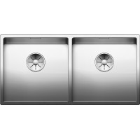 Кухонна мийка з нержавіючої сталі Blanco CLARON 400/400-U під стільницю (521618)