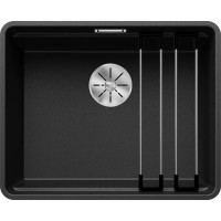 Каменная кухонная мойка Blanco ETAGON 500-F Антрацит в уровень со столешницей (526343)