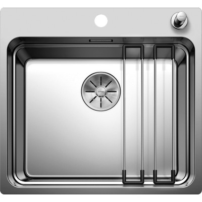 Кухонна мийка з нержавіючої сталі Blanco ETAGON 500-IF/A в один рівень зі стільницею (521748)