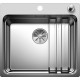 Кухонна мийка з нержавіючої сталі Blanco ETAGON 500-IF/A в один рівень зі стільницею (521748)