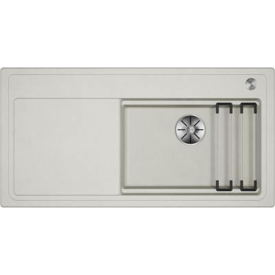 Каменная кухонная мойка Blanco ETAGON XL 6 S Нежный белый (528099)