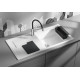 Кам'яна кухонна мийка Blanco SITY XL 6S Антрацит, аксесуари лава (525048)