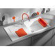 Каменная кухонная мойка Blanco SITY XL 6S Антрацит, аксессуары апельсин (525056)