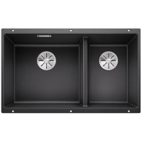 Кам'яна кухонна мийка Blanco SUBLINE 430/270-U Антрацит під стільницю (523151)