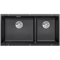 Кам'яна кухонна мийка Blanco SUBLINE 480/320-U Антрацит під стільницю (523584)