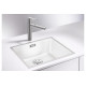 Кам'яна кухонна мийка Blanco SUBLINE 500-IF SteelFrame Білий в рівень зі стільницею (524110)