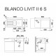 Кухонная мойка Blanco LIVIT II 6 S Нержавеющая сталь полированная (526623)
