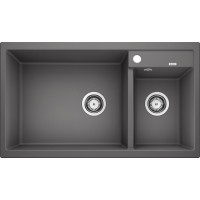 Каменная кухонная мойка Blanco METRA 9 Темная скала чаша слева (518886)